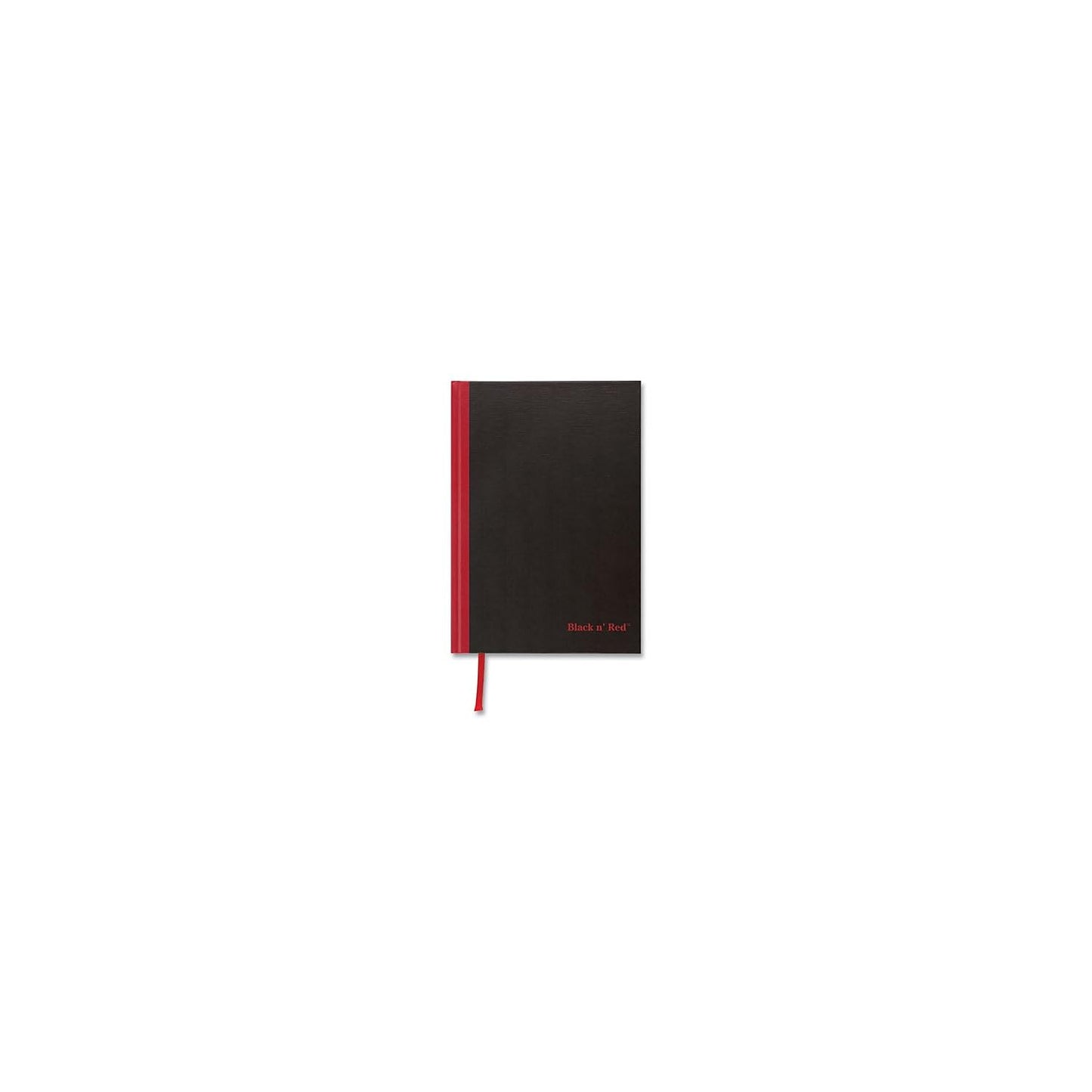 Black n' Red Notebooks, Business Journals, 3 Pack, 11-3/4" x 8-1/4", 96 Sheets, Ruled, Optik Paper, Hardcover, Casebound, Black (400123487)