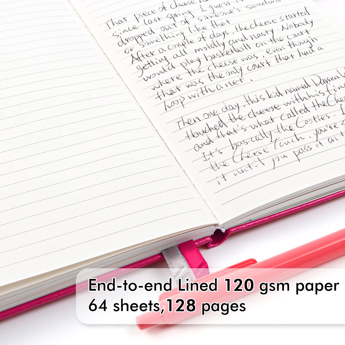 feela 24 Pack Journal Notebook for Work, Business Notebook Bulk Hardcover Lined Writing Journal with Pen Holder for Men Women Note Taking, with 24 Black Pens, 120 GSM, 5.1”x8.3”, A5, Gray