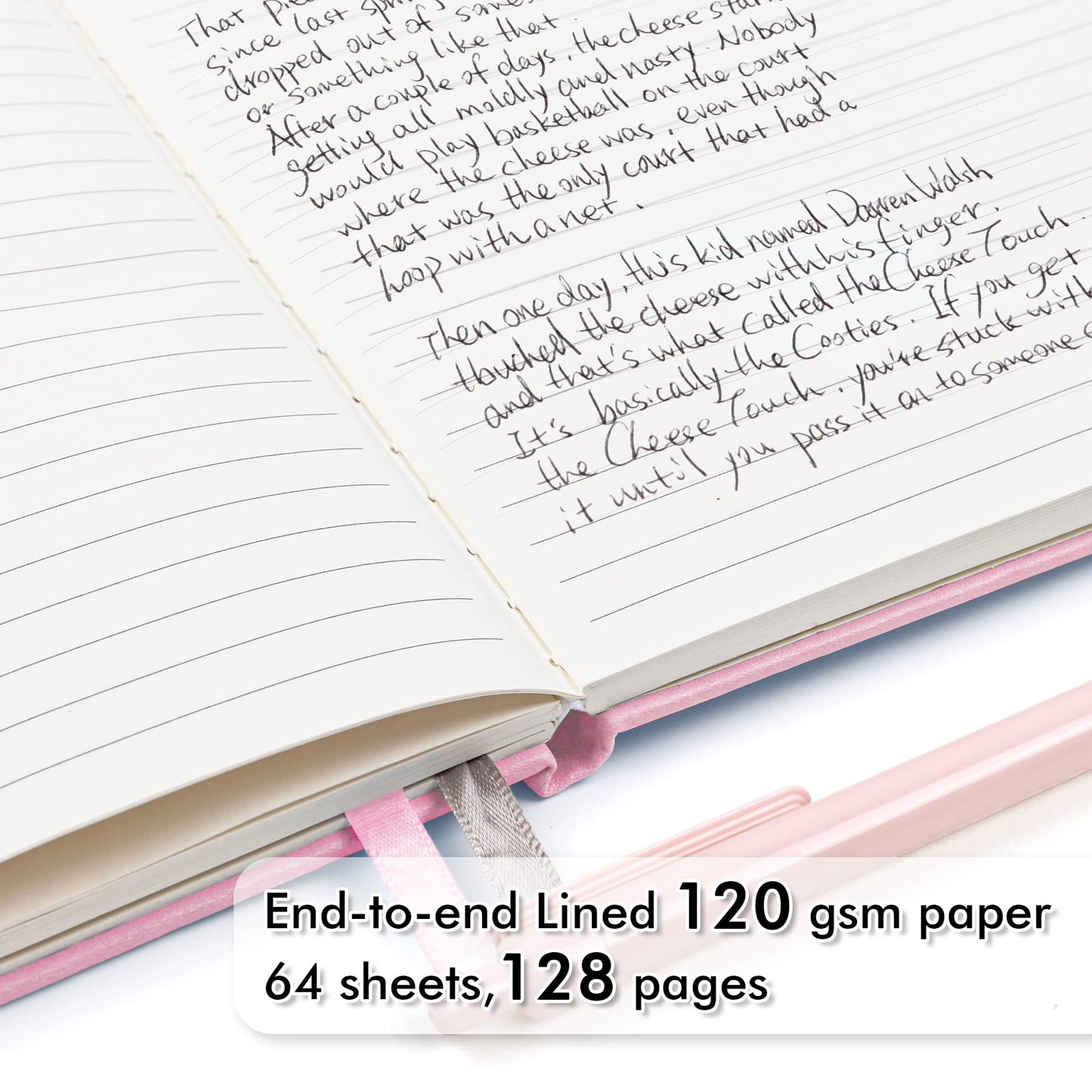 feela 24 Pack Journal Notebook for Work, Business Notebook Bulk Hardcover Lined Writing Journal with Pen Holder for Men Women Note Taking, with 24 Black Pens, 120 GSM, 5.1”x8.3”, A5, Gray