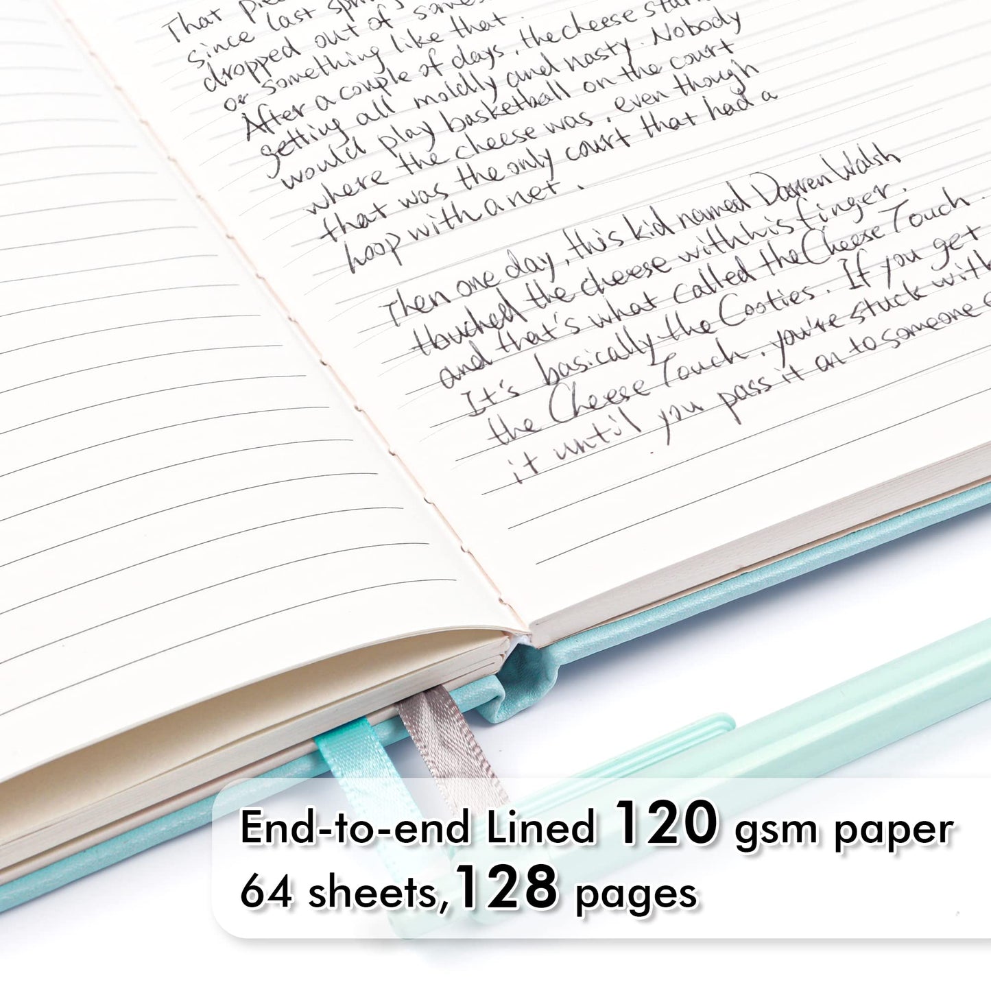 feela 24 Pack Journal Notebook for Work, Business Notebook Bulk Hardcover Lined Writing Journal with Pen Holder for Men Women Note Taking, with 24 Black Pens, 120 GSM, 5.1”x8.3”, A5, Gray