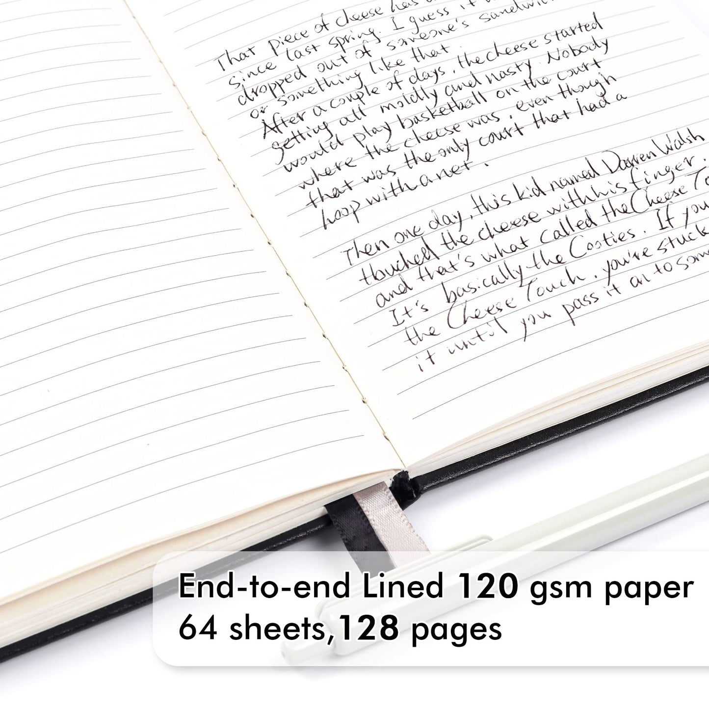 feela 24 Pack Journal Notebook for Work, Business Notebook Bulk Hardcover Lined Writing Journal with Pen Holder for Men Women Note Taking, with 24 Black Pens, 120 GSM, 5.1”x8.3”, A5, Gray